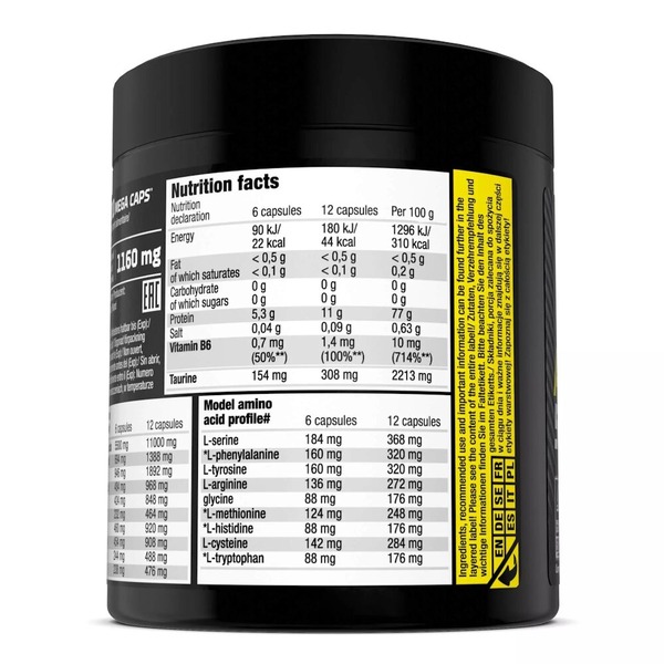 Аминокислота Olimp Sport Nutrition Anabolic Amino 5500, 180 капсул. Фото 3
