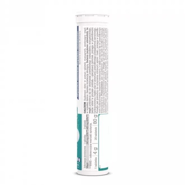 Витамины и минералы Olimp Sport Nutrition Calcium, 20 шипучих таблеток. Фото 2