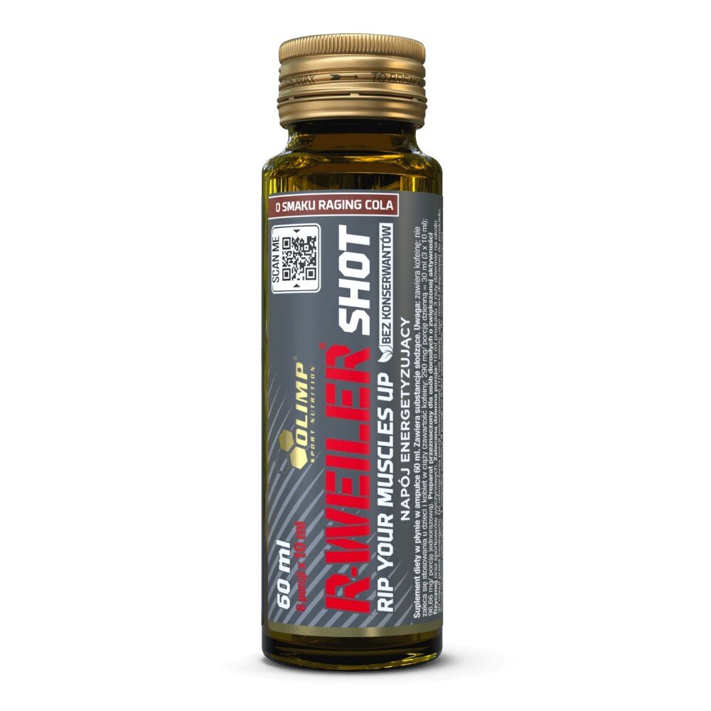 Передтренувальний комплекс Olimp Sport Nutrition R-Weiler Shot, 9*60 мл. Фото 4
