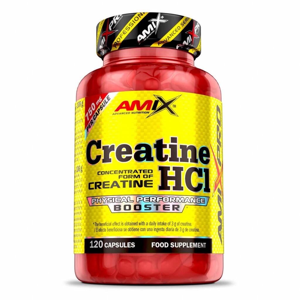 Креатин AMIX Creatine HCl, 120 капсул