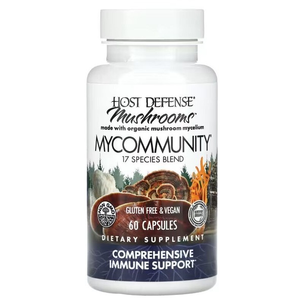 Натуральна добавка Host Defense My Community, 60 вегакапсул