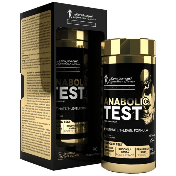 Рослинні екстракти з мінералами Kevin Levrone Black Line Anabolic Test, 90 таблеток