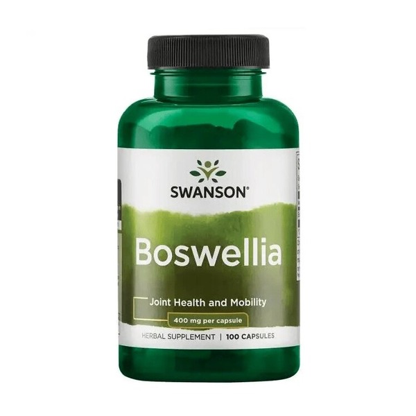 Экстракт босвелии Swanson Boswellia 400 mg, 100 капсул для поддержки суставов