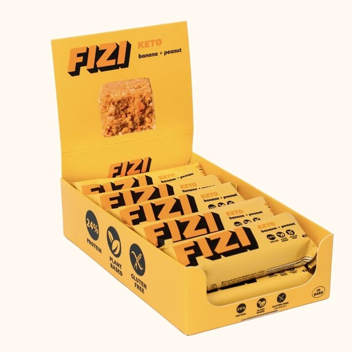Батончик FIZI Keto Protein Bar, 10*45 грам