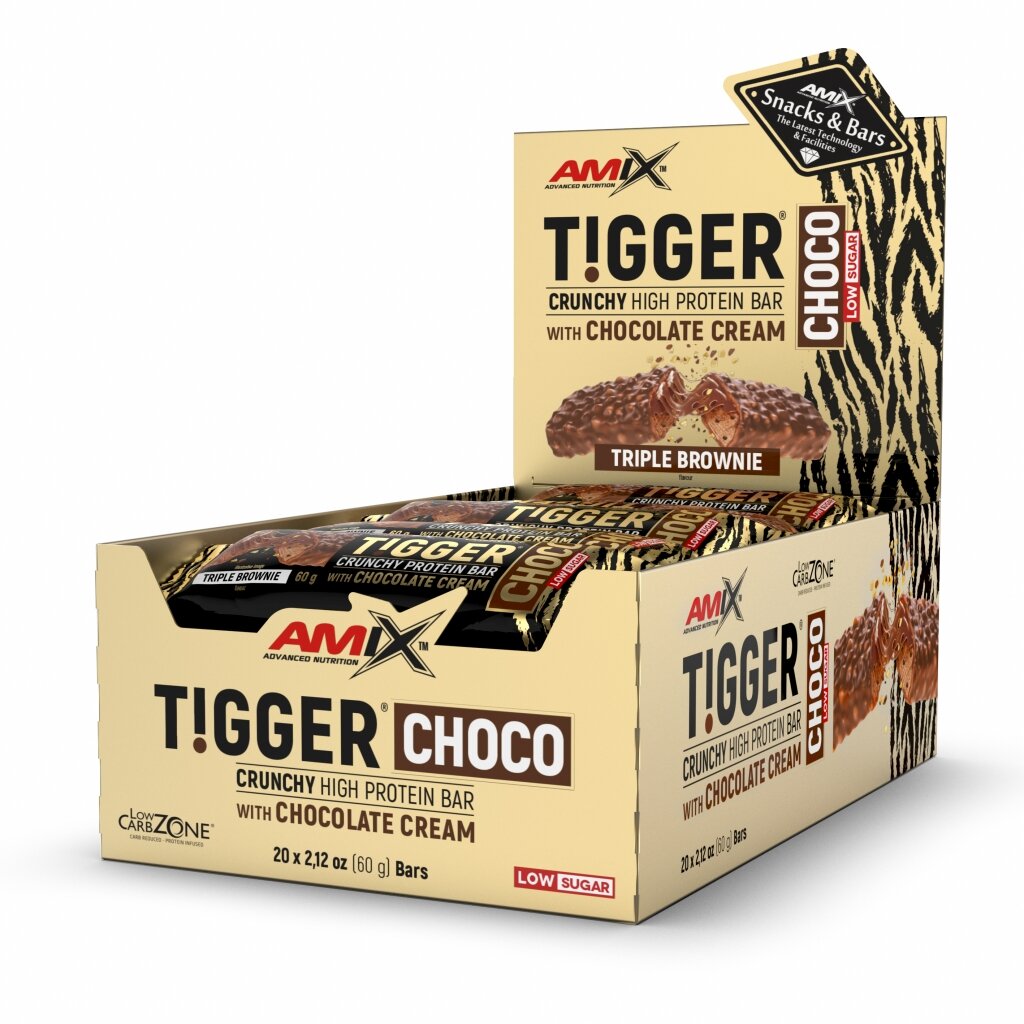 Батончик AMIX Tigger Choco Crunchy Protein Bar, 20*60 грам