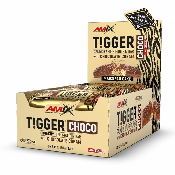 Батончик AMIX Tigger Choco Crunchy Protein Bar, 20*60 грам. Фото 2