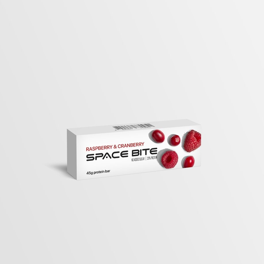 Батончики Spacefood Space Bite Protein Bar Cranberry-Raspberry, 10*45 грам. Фото 3