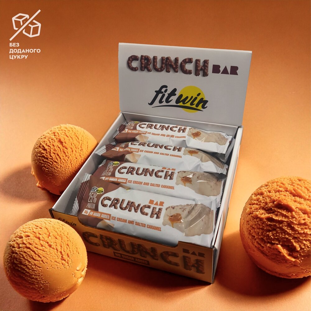 Батончик FitWin Crunch Bar 25%, 12*50 грам