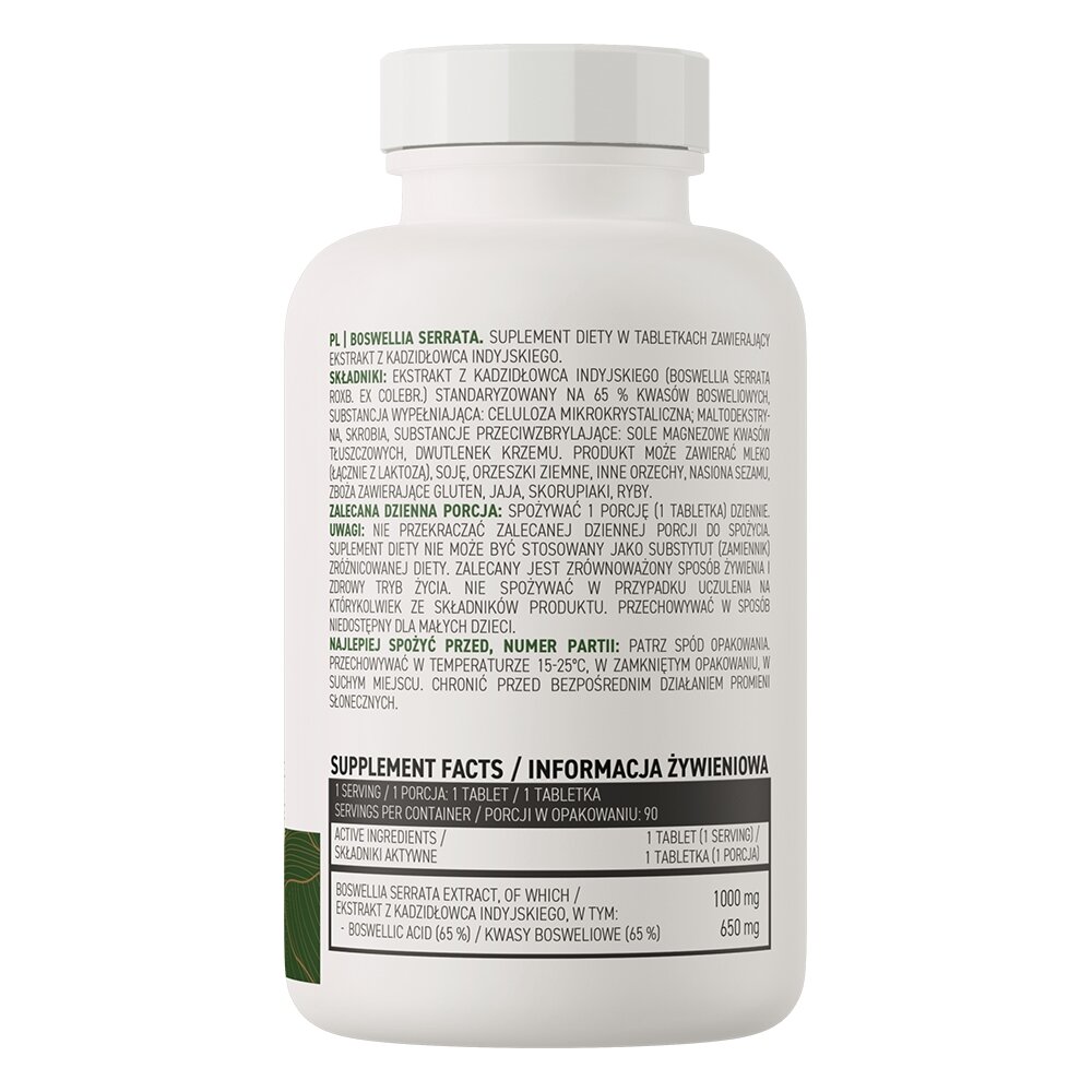 Натуральная добавка OstroVit Vege Boswellia Serrata, 90 таблеток. Фото 2