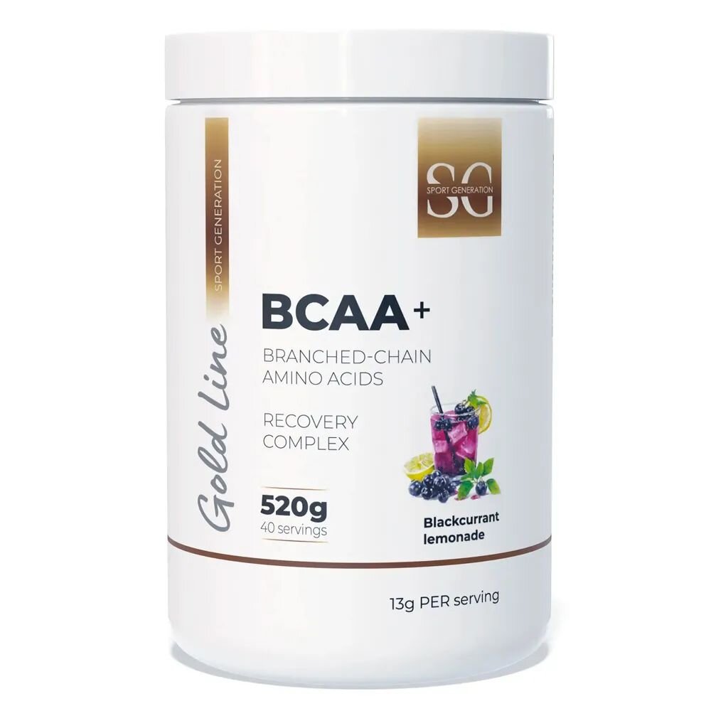 Лейцин, ізолейцин, валін Sport Generation Gold Premium BCAA+, 520 грам. Фото 3