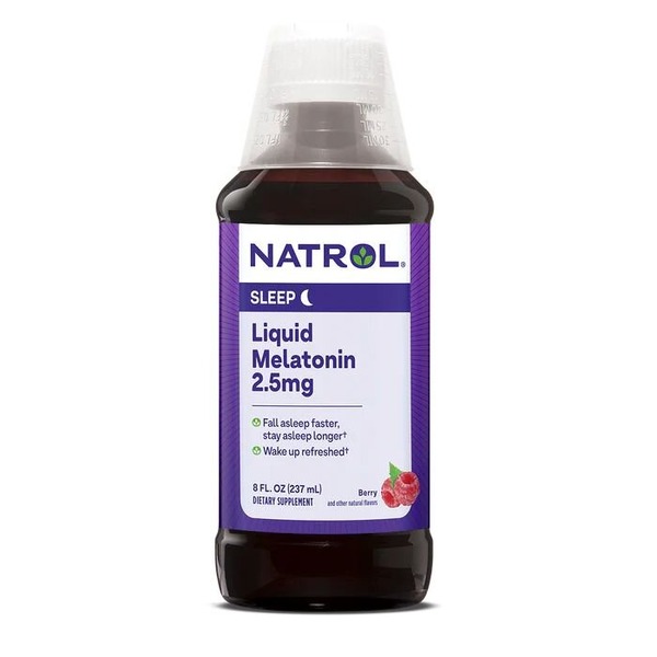 Мелатонин Natrol Мелатонин 2.5 mg Liquid, 237 мл