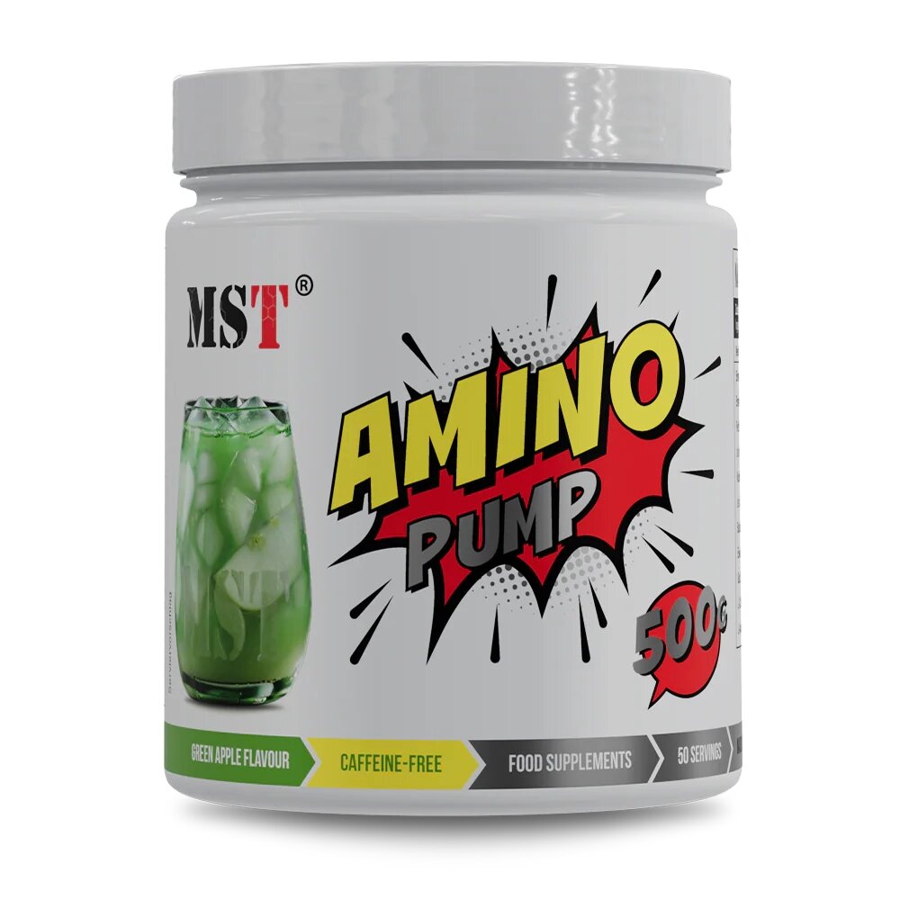 Передтренувальний комплекс MST Nutrition Amino Pump, 500 грам