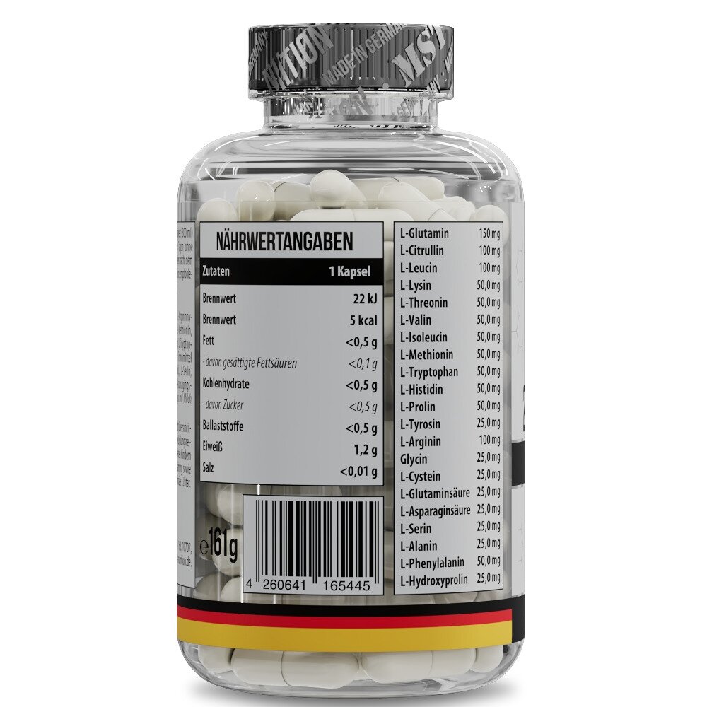 Аминокислота MST Nutrition 21 Amino Acids, 120 капсул для поддержки мышц. Фото 3