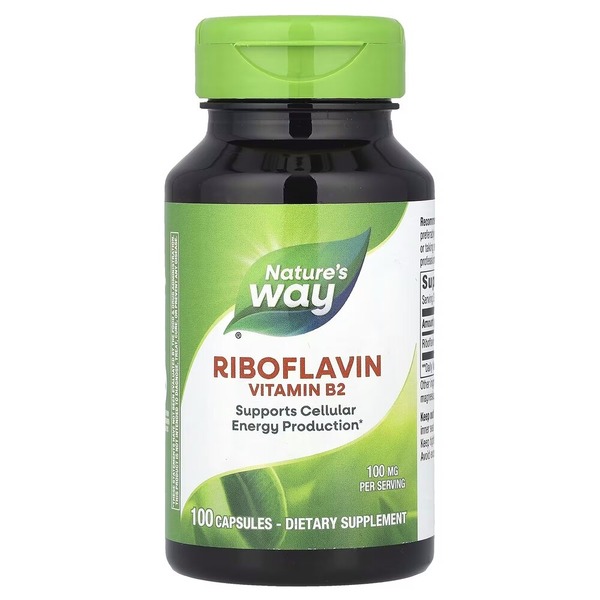 Рибофлавин Nature's Way Riboflavin, 100 капсул