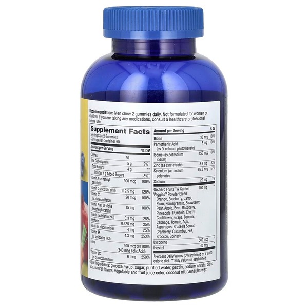 Комплекс для здоровья мужчин Nature's Way Alive! Men's Gummy, 130 желеек. Фото 2