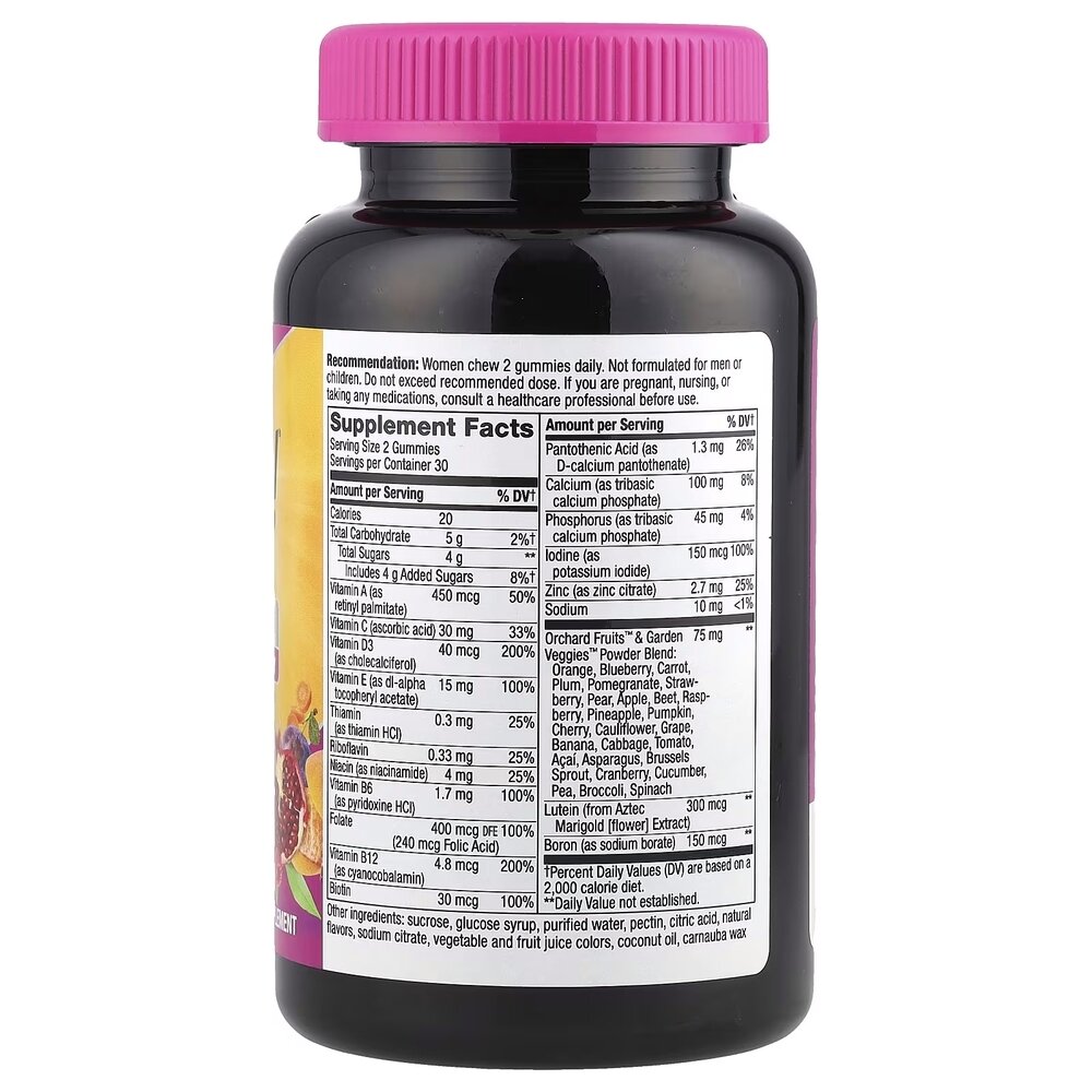 Комплекс для здоровья женщин 50+ Nature's Way Alive! Women's 50+ Gummy, 60 желеек. Фото 2