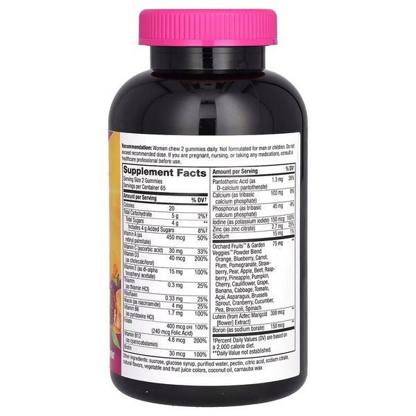 Комплекс для здоровья женщин 50+ Nature's Way Alive! Women's 50+ Gummy, 130 желеек. Фото 2