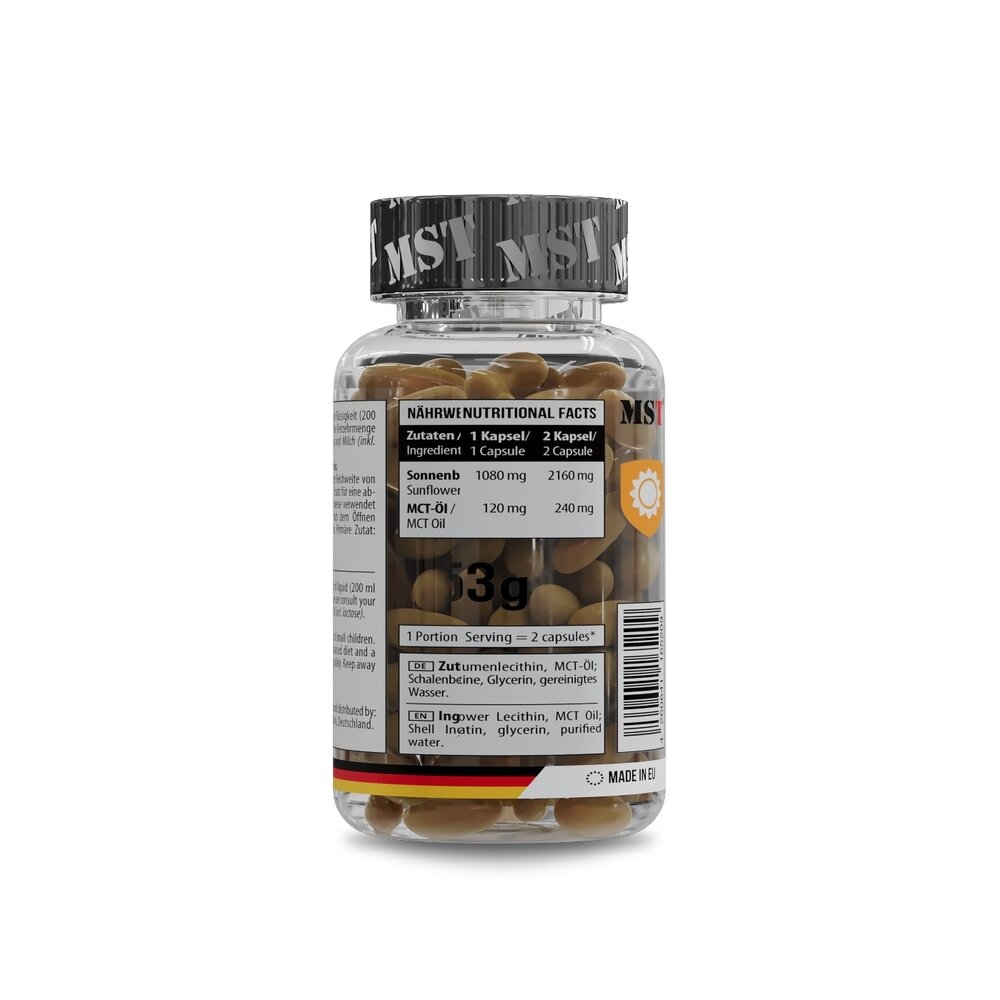 Лецитин MST Nutrition Lecithin Sunflower, 90 капсул. Фото 2