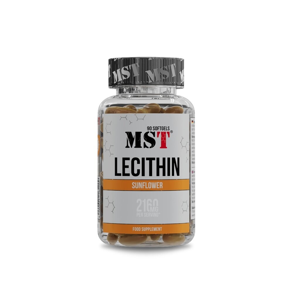 Лецитин MST Nutrition Lecithin Sunflower, 90 капсул