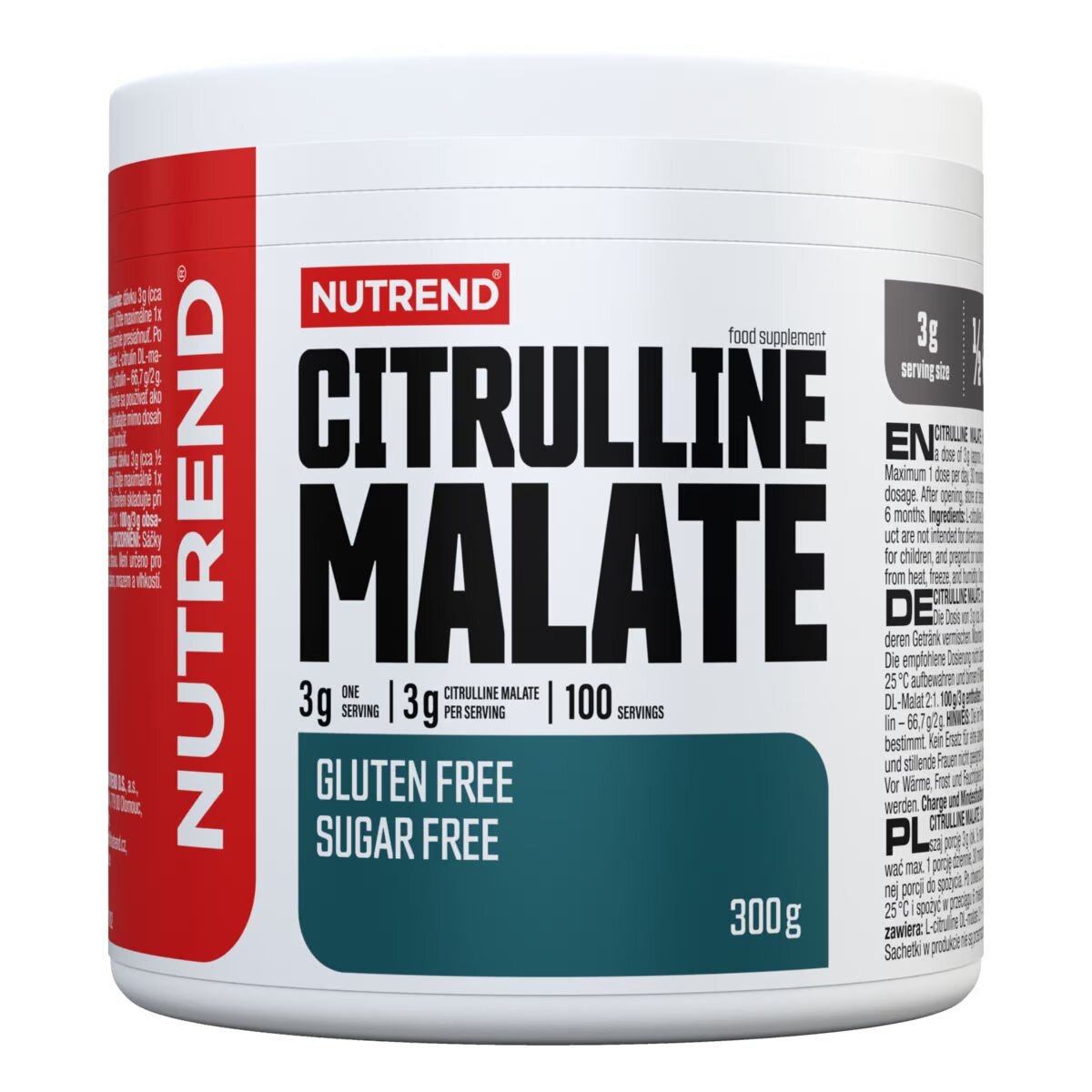 Цитрулин Nutrend Citrulline Malate, 300 грами