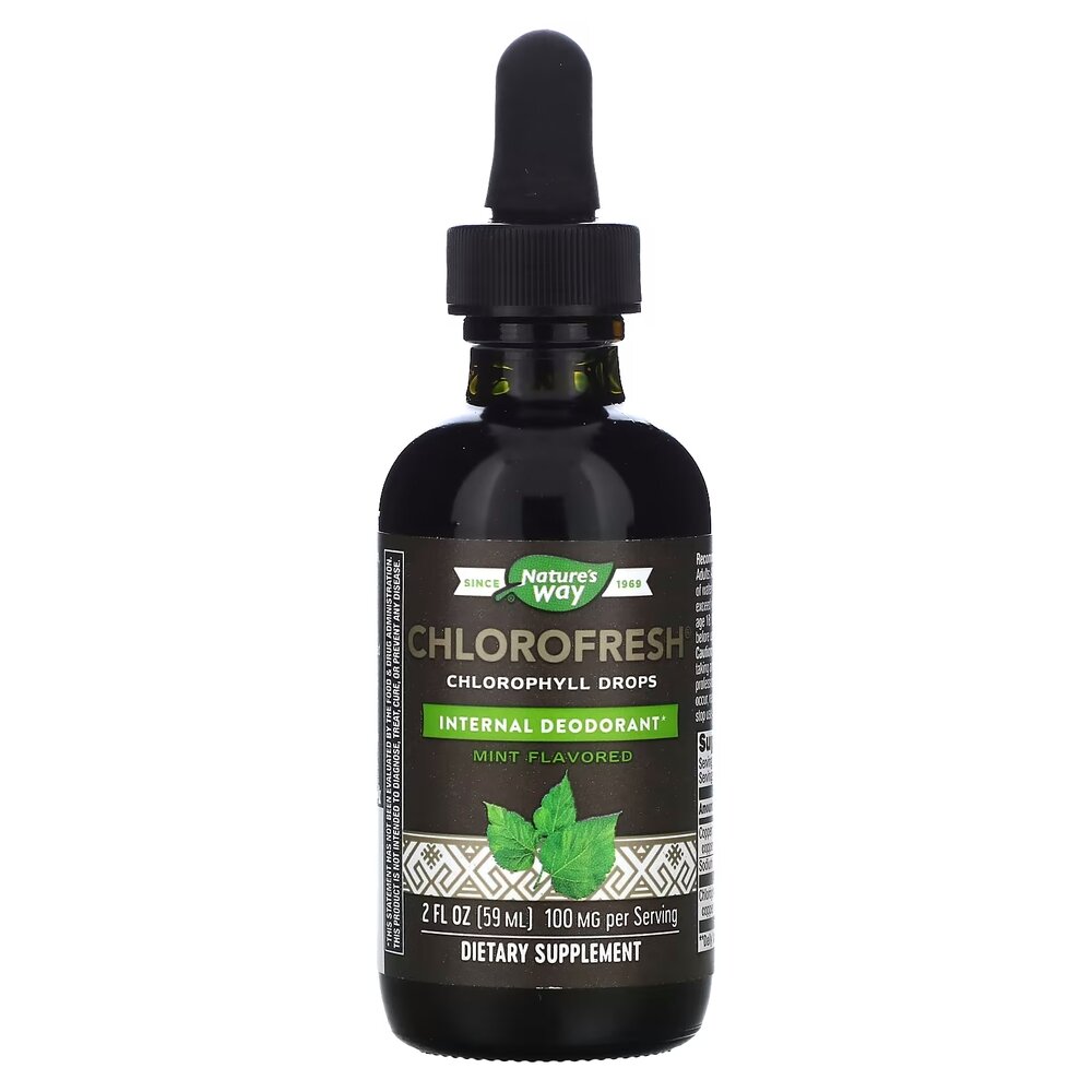 Хлорофиллин Nature's Way Chlorofresh Drops, 59 мл. Фото 3