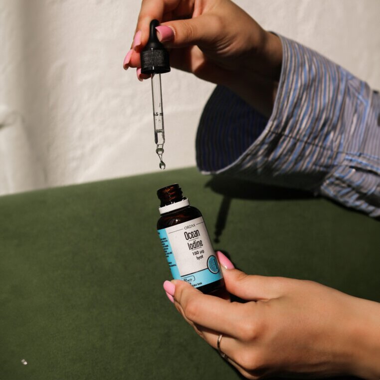 Йод Orzax Ocean Iodine 150 mcg Drops, 30 мл для підтримки щитовидної залози. Фото 2