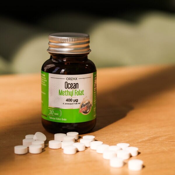 Фолиевая кислота Orzax Ocean Methly Folat 400 mcg, 30 таблеток. Фото 2