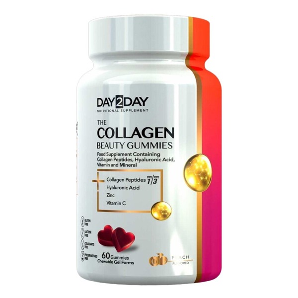 Колаген Orzax Day2Day The Collagen Gummies, 60 желейок для підтримки шкіри, волосся і нігтів