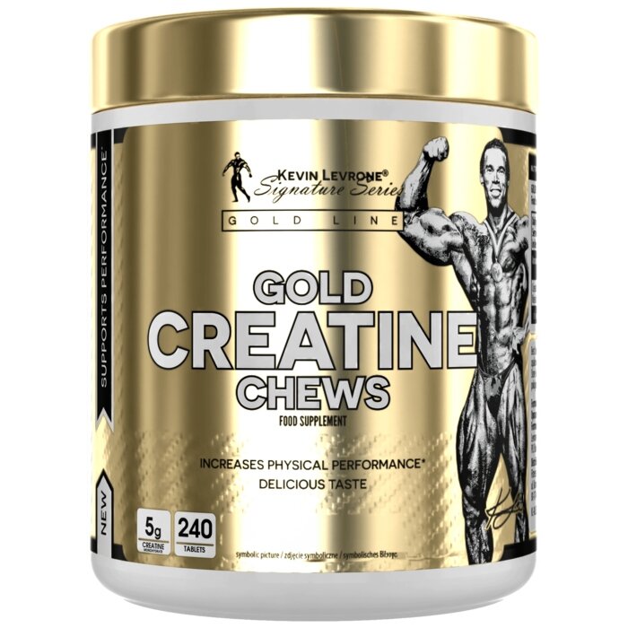 Креатин Kevin Levrone Gold Line Creatine Chews, 240 Жевавших таблетки