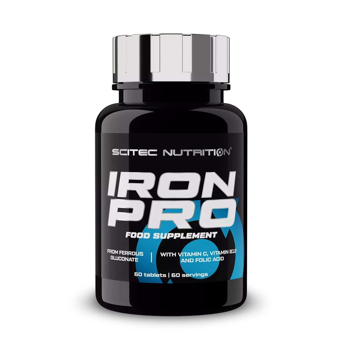 Железо Scitec Nutrition Iron Pro, 60 таблеток с добавлением витаминов