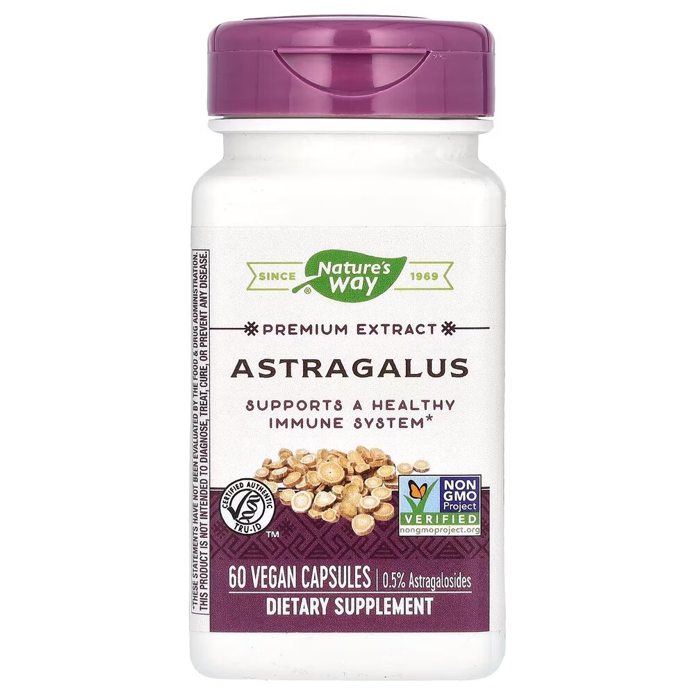 Екстракт кореня астрагалу Nature's Way Astragalus, 60 вегакапсул для підтримки імунної системи