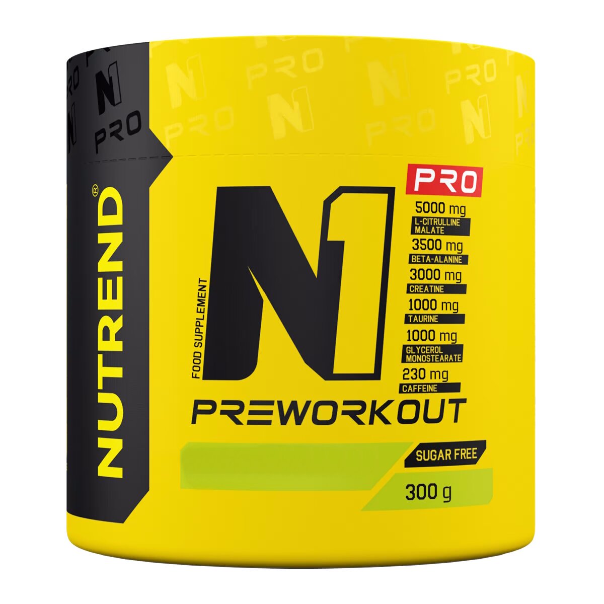 Передтренувальний комплекс Nutrend N1 PRO, 300 грам