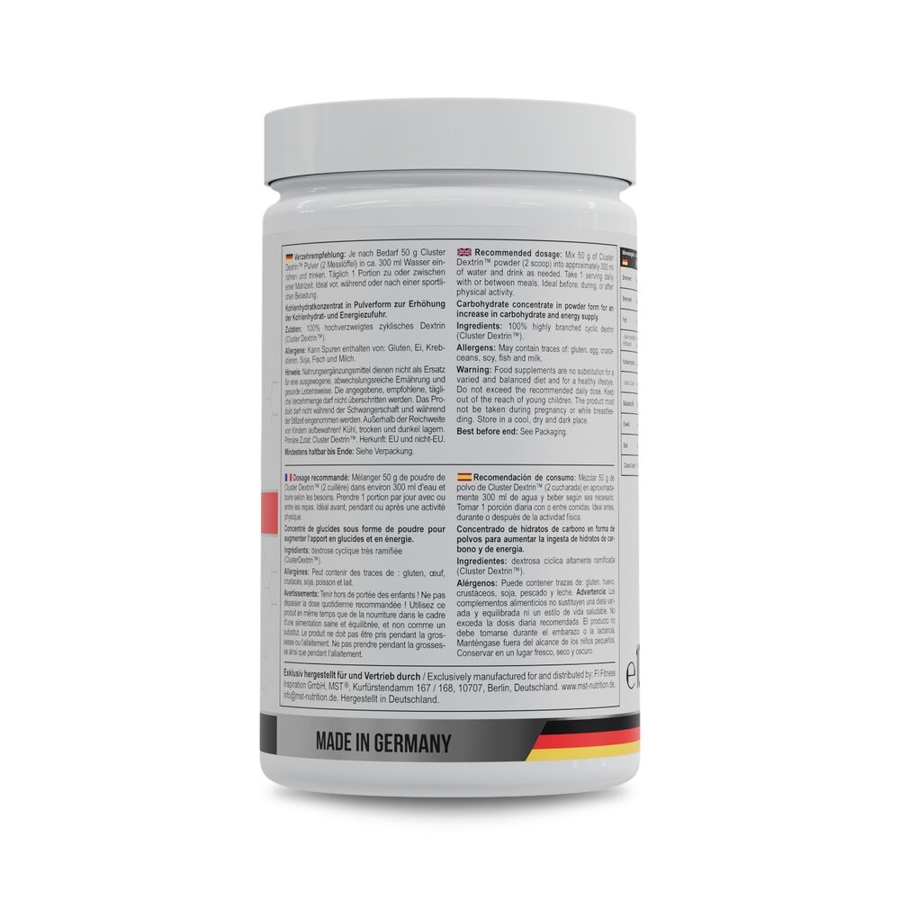 Кластерний декстрин MST Nutrition Cluster Dextrin, 1 кг. Фото 3