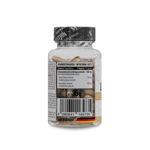 Екстракт гриба їжовик гребінчастий MST Nutrition Lion's Mane Mushroom, 60 капсул для підтримки мозку та нервової системи. Фото 2