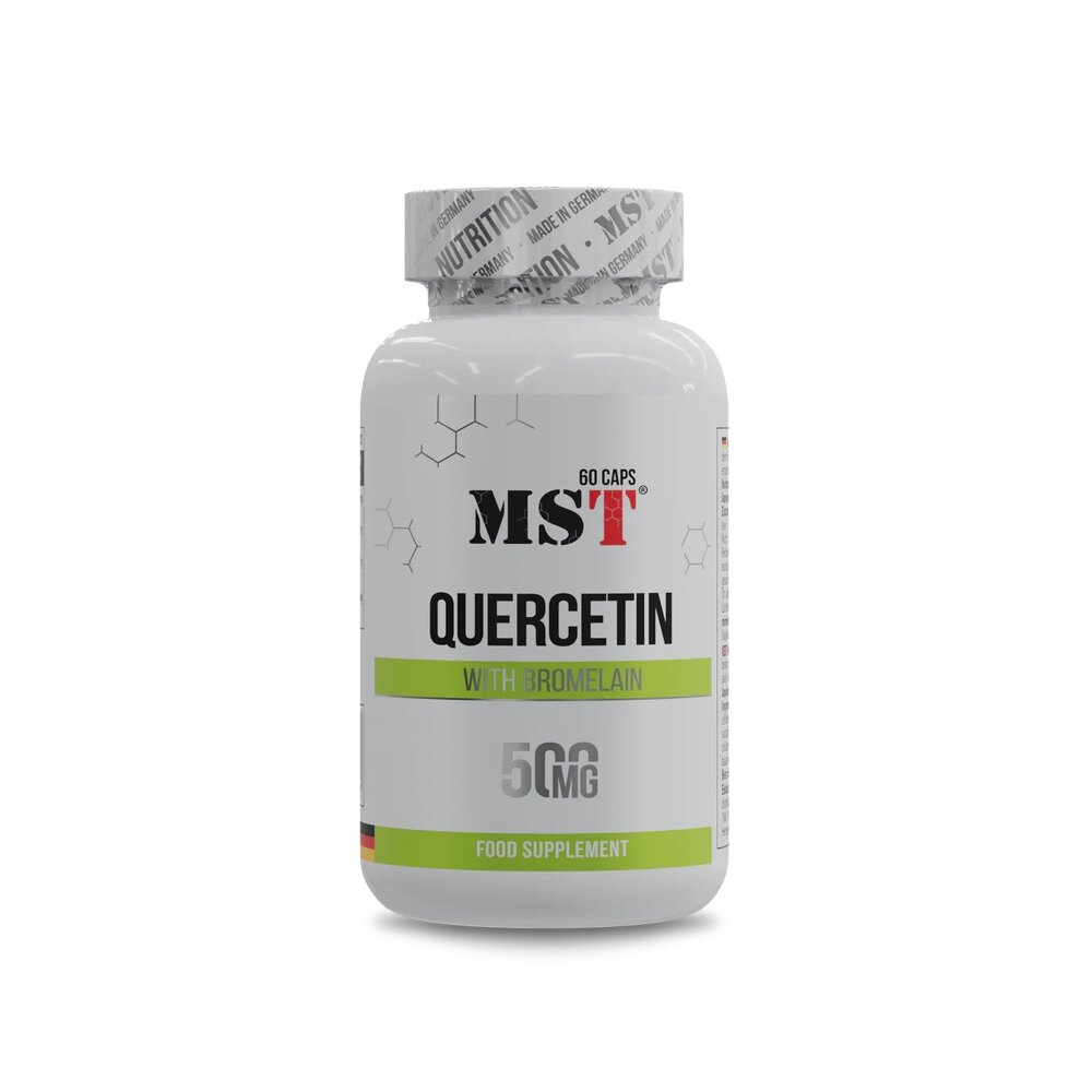 Кверцетин і бромелайн MST Nutrition Quercetin Bromelain, 60 капсул для підтримки імунної системи