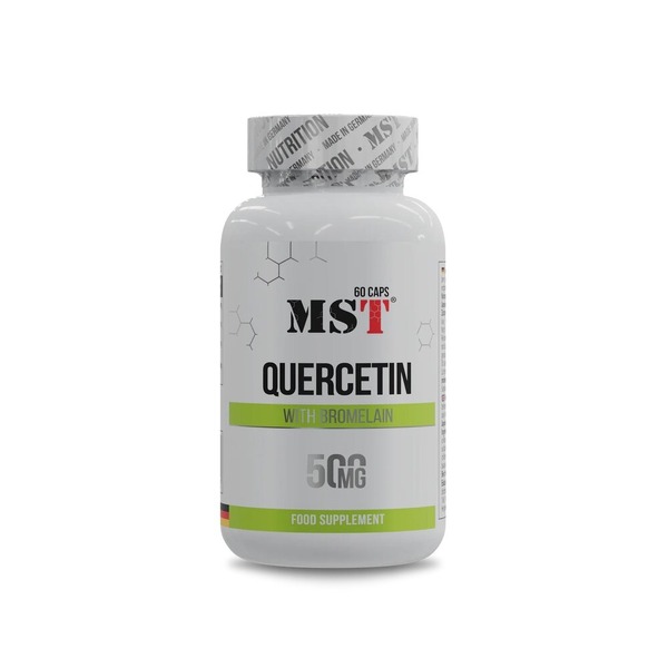 Кверцетин і бромелайн MST Nutrition Quercetin Bromelain, 60 капсул для підтримки імунної системи