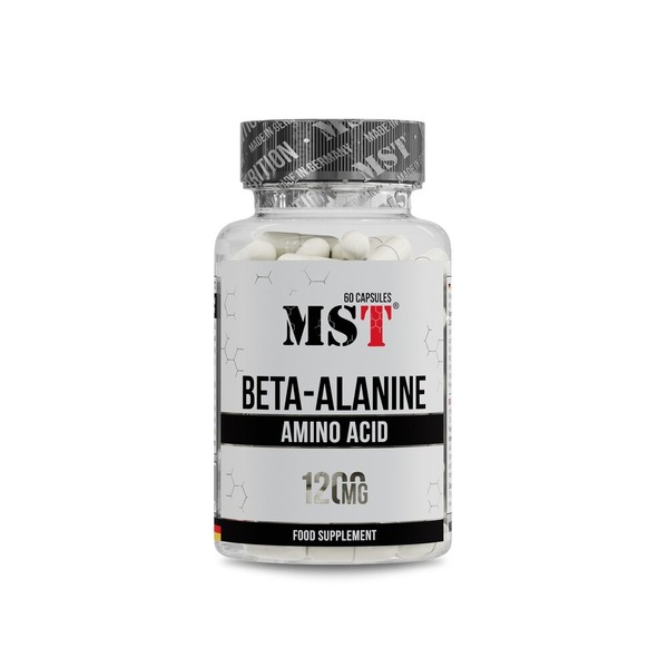 Бета-аланин MST Nutrition Beta-Alanine, 60 капсул для поддержки мышц