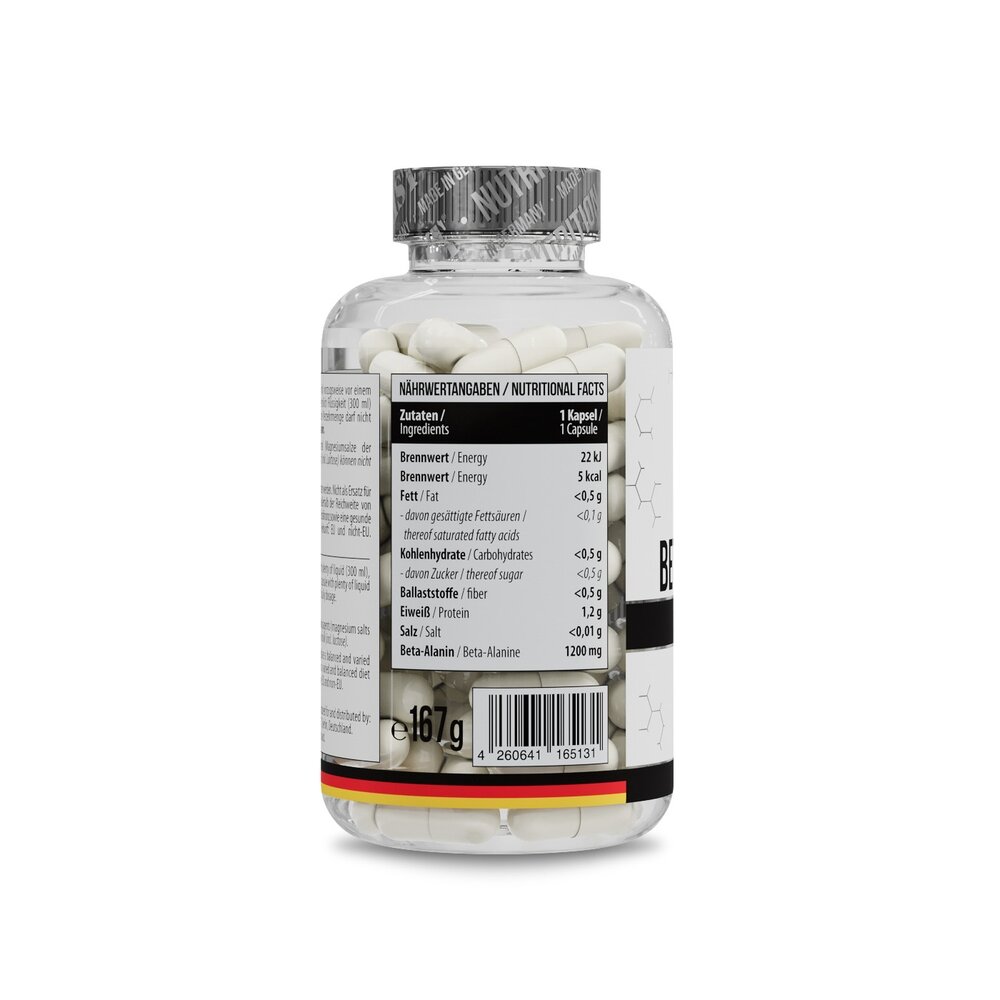 Бета-аланін MST Nutrition Beta-Alanine, 120 капсул для підтримки  м'язів. Фото 2