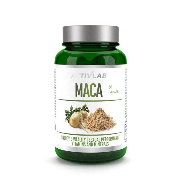 Экстракт маки и Бета-экдистерон ActivLab Maca, 60 капсул для поддержки общего самочувствия