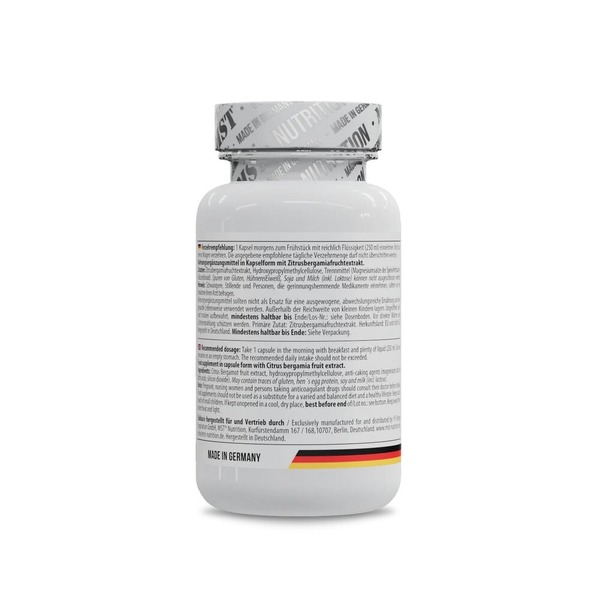 Екстракт плодів бергамоту MST Nutrition Citrus Bergamot, 90 капсул для підтримки серцево-судинної системи. Фото 3