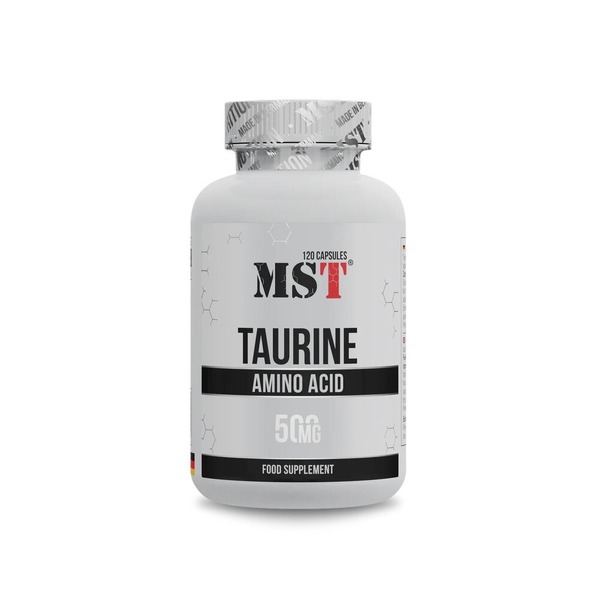Таурин MST Nutrition Taurine, 120 капсул для поддержки общего здоровья
