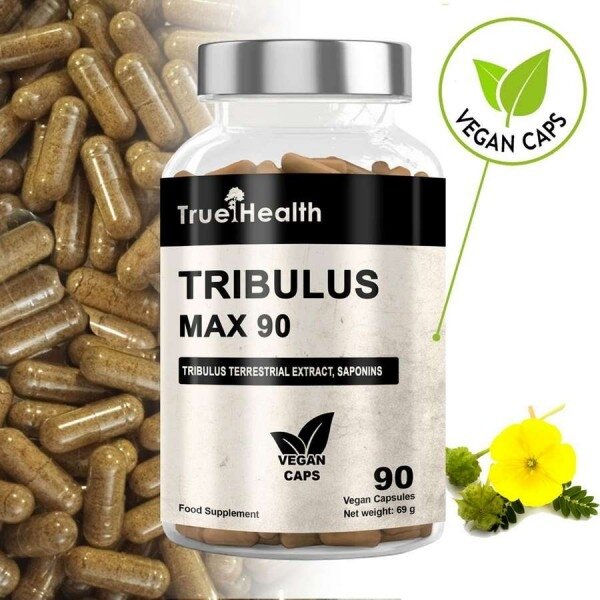 Екстракт трибулуса террестриса True Health Tribulus Max 200 mg, 90 вегакапсул для підтримки статевої функції. Фото 2