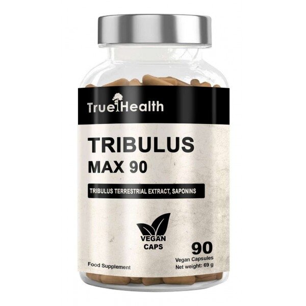 Екстракт трибулуса террестриса True Health Tribulus Max 200 mg, 90 вегакапсул для підтримки статевої функції