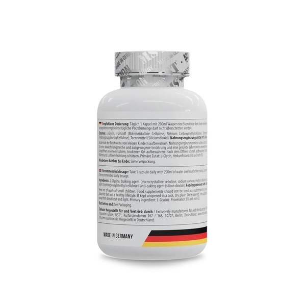 Гліцин MST Nutrition Glycine 1000 mg, 120 капсул для підтримки нервової системи. Фото 2