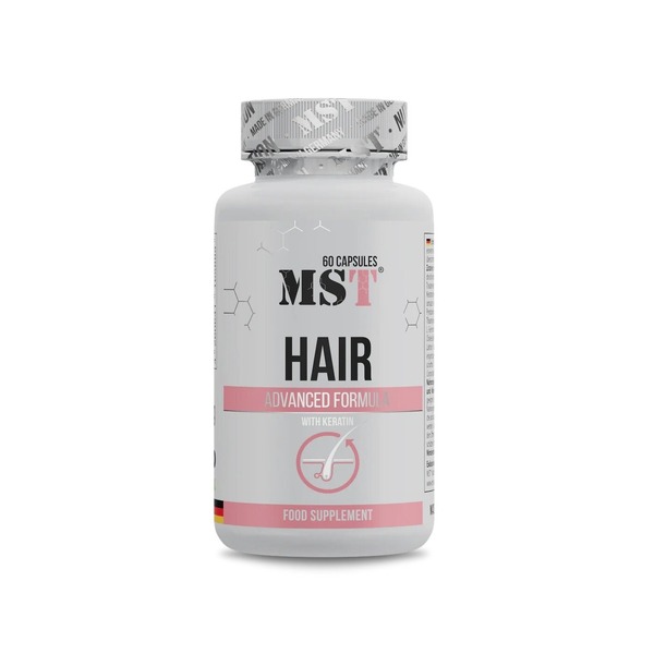 Комплекст MST Nutrition Hair Advanced Formula, 60 капсул для підтримки та покращення волосся