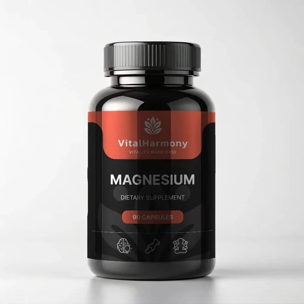 Цитрат магния VitalHarmony Magnesium Citrate, 90 капсул для укрепления костной ткани