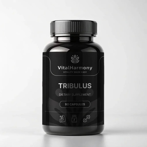Екстракт трибулуса террестриса VitalHarmony Tribulus, 90 капсул для покращення фізичної продуктивності