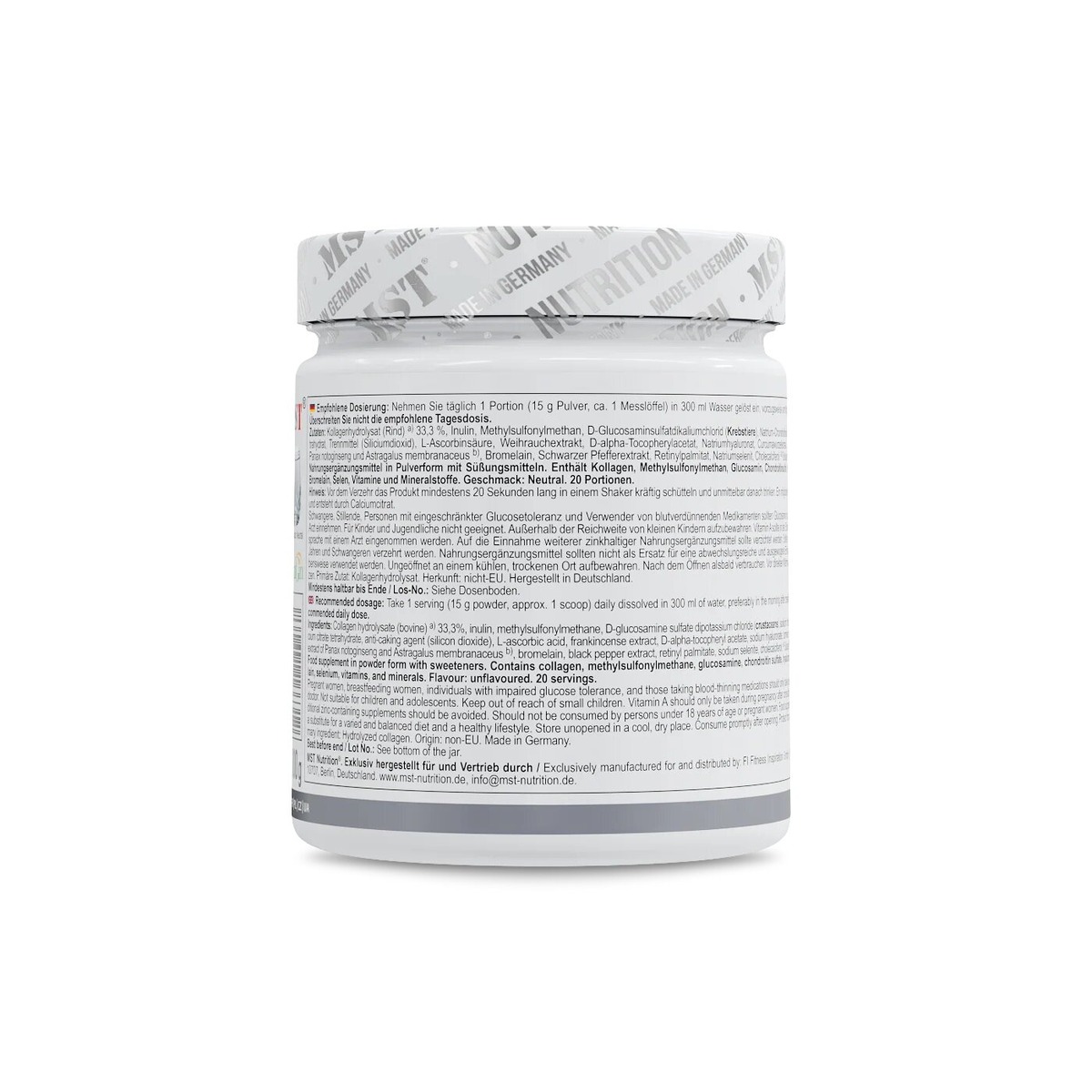 Хондропротектор MST Nutrition Flex Pro, 300 грам. Фото 9