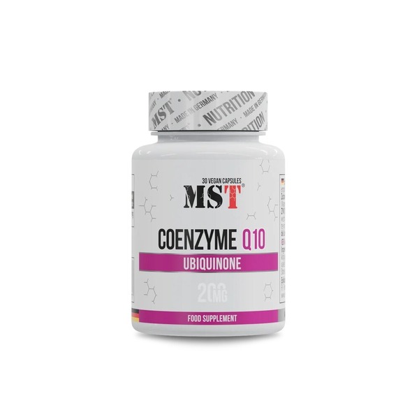 Коензим Q10 MST Nutrition Coenzyme Q10 200 mg, 30 капсул для здоров'я серця
