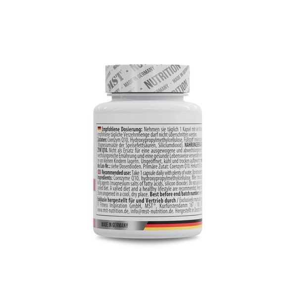 Коензим Q10 MST Nutrition Coenzyme Q10 200 mg, 30 капсул для здоров'я серця. Фото 3